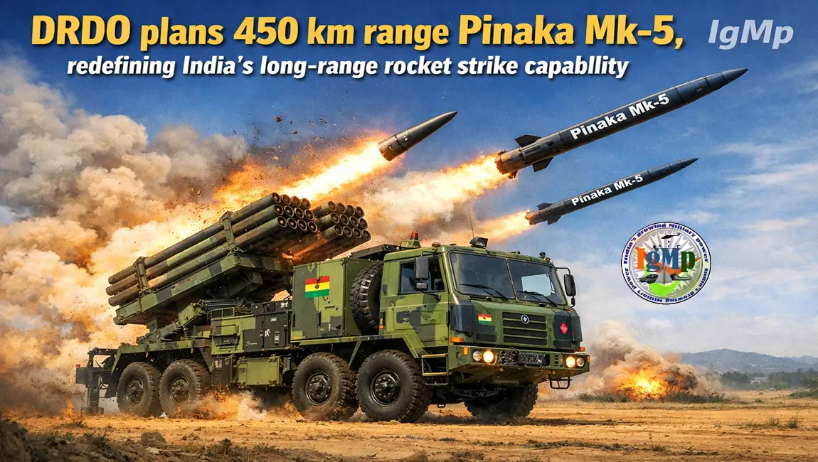 DRDO plans 450 km range Pinaka Mk-5, redefining India’s long-range rocket strike capability