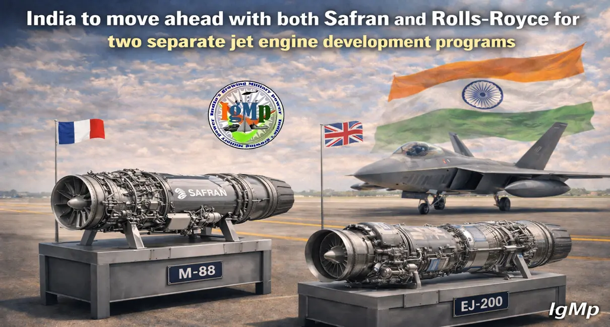 India to move ahead with both Safran and Rolls-Royce for two separate jet engine development programs