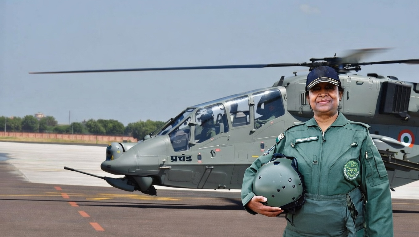 President Droupadi Murmu flies sortie in LCH Prachand attack helicopter in Jaisalmer near Pak border