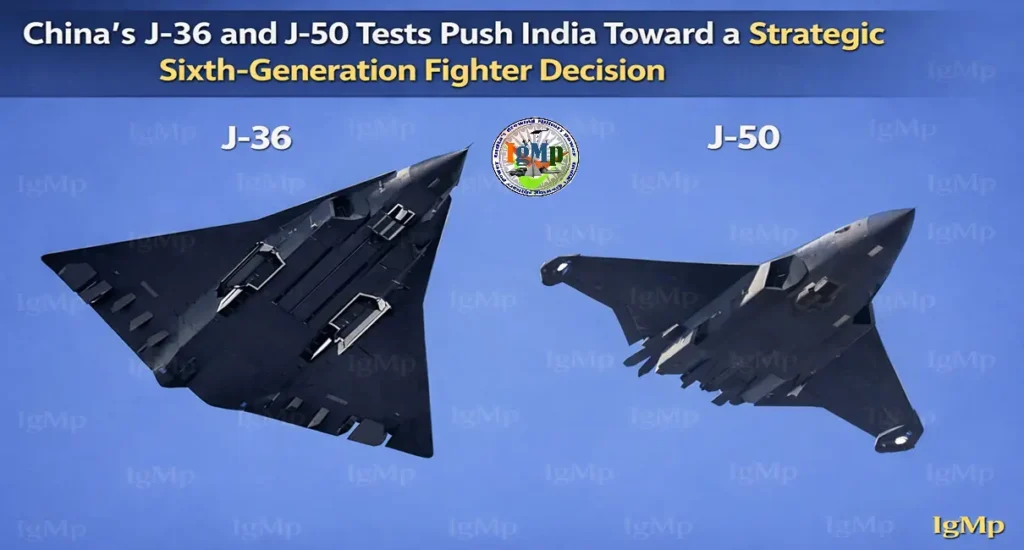China’s J-36 and J-50 Tests Push India Toward a Strategic Sixth-Generation Fighter Decision 6 China’s J-36 and J-50 Tests Push India Toward a Strategic Sixth-Generation Fighter Decision