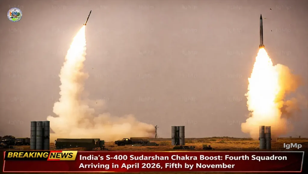India’s S-400 Sudarshan Chakra Boost: Fourth Squadron Arriving in April 2026, Fifth by November