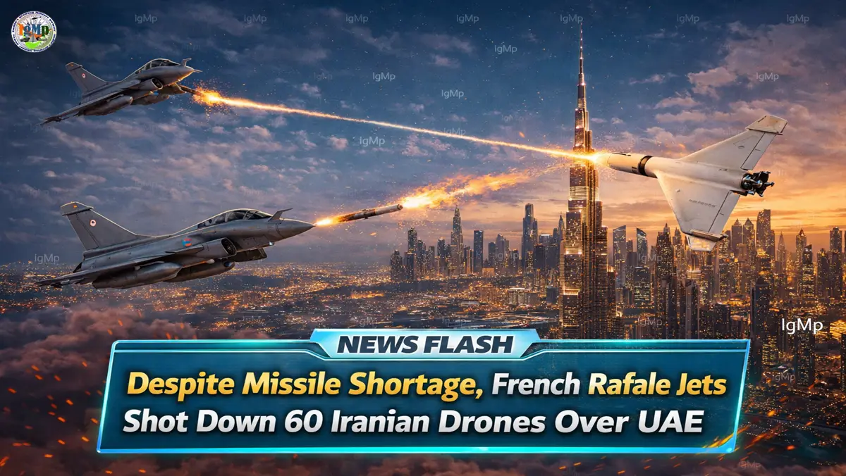 Despite Missile Shortage, French Rafale Jets Shot Down 60 Iranian Drones Over UAE
