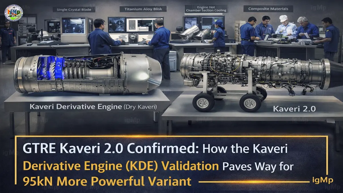 GTRE Kaveri 2.0 Confirmed: How the Kaveri Derivative Engine (KDE) Validation Paves Way for 95kN More Powerful Variant