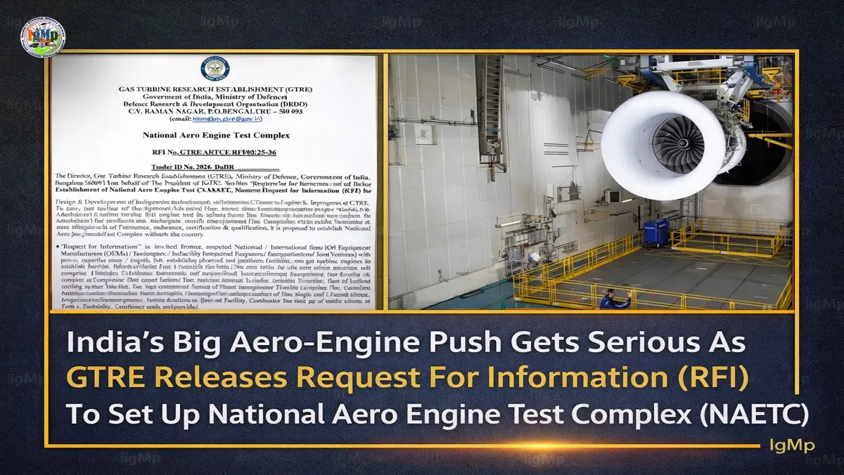 India’s Big Aero-Engine Push Gets Serious As GTRE Releases Request For Information (RFI) To Set Up National Aero Engine Test Complex (NAETC)