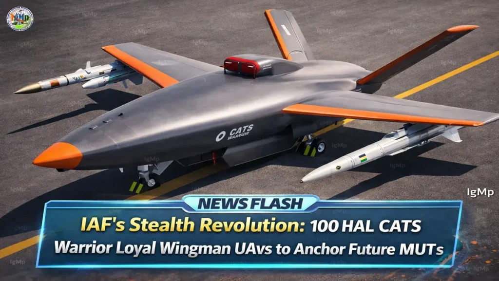 IAF's Stealth Revolution: 100 HAL CATS Warrior Loyal Wingman UAVs to Anchor Future MUM-T Ops