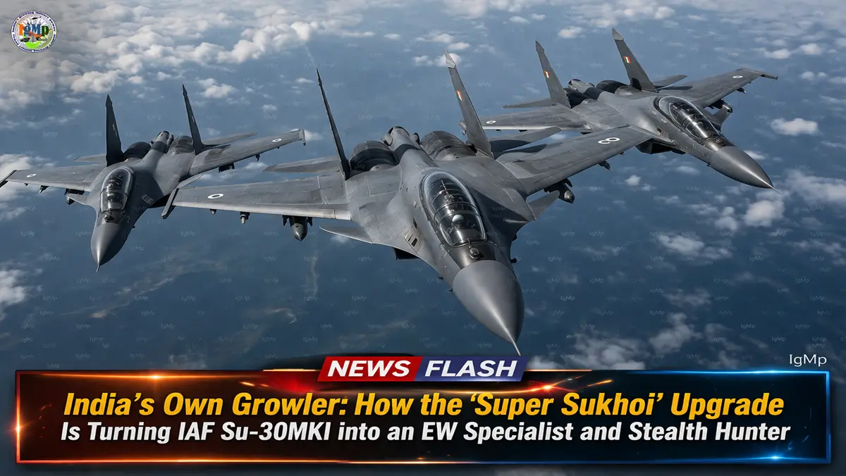 India’s Own Growler: How the ‘Super Sukhoi’ Upgrade Is Turning IAF Su-30MKI into an EW Specialist and Stealth Hunter