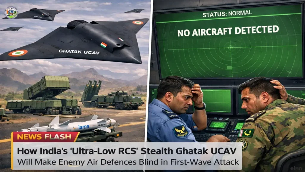 How India’s ‘Ultra-Low RCS’ Stealth Ghatak UCAV Will Make Enemy Air Defences Blind in First-Wave Attack