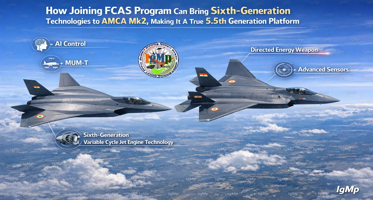 How Joining FCAS Program Can Bring Sixth-Generation Technologies to AMCA Mk2, Making It A True 5.5th Generation Platform