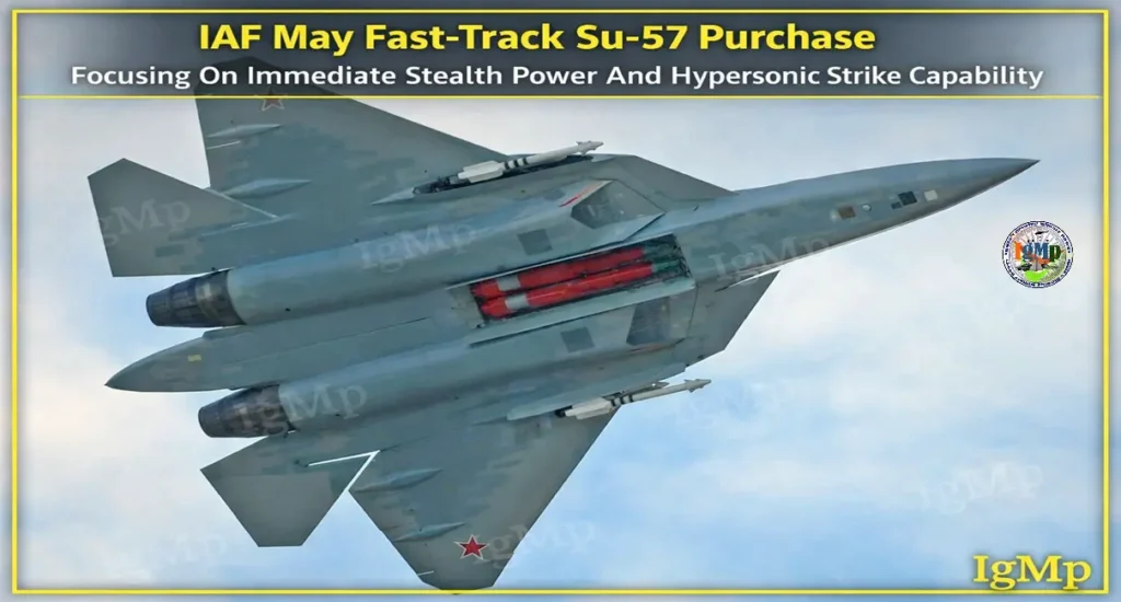 IAF May Fast-Track Su-57 Purchase Focusing On Immediate Stealth Power And Hypersonic Strike Capability