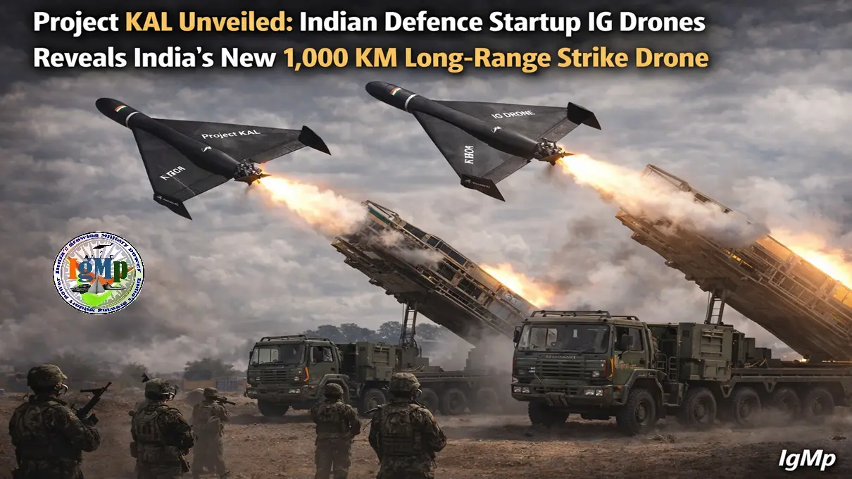 Project KAL Unveiled: Indian Defence Startup IG Drones Reveals India’s New 1,000 KM Long-Range Strike Drone