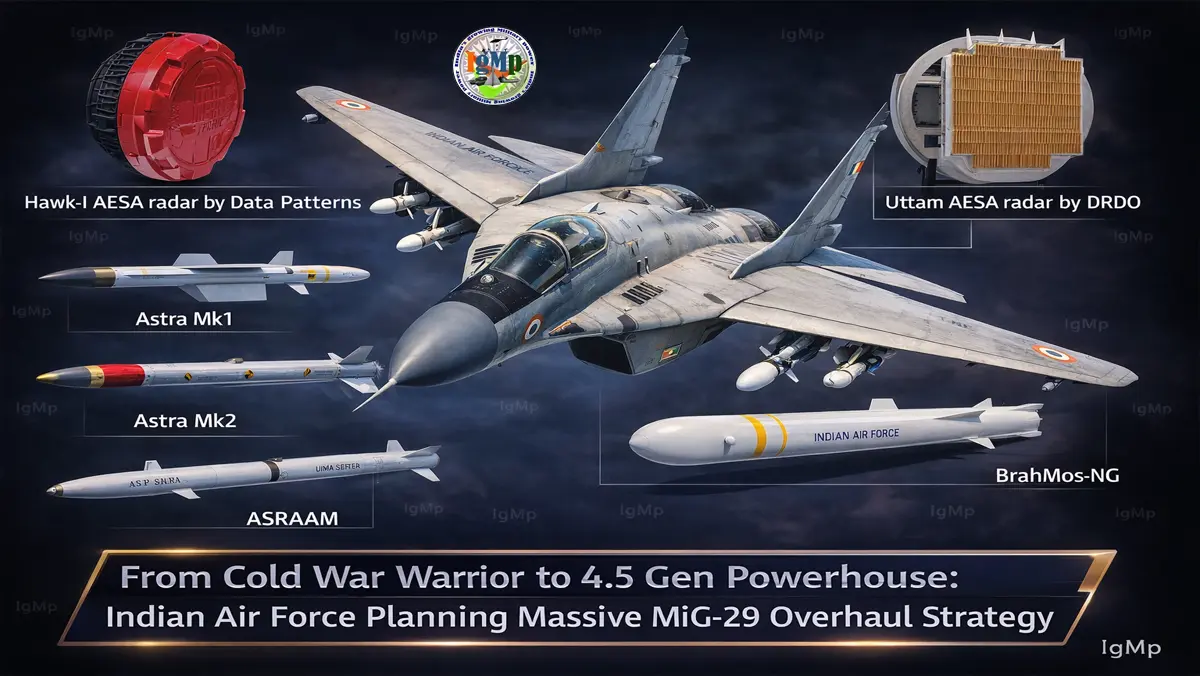 From Cold War Warrior to 4.5 Gen Powerhouse: Indian Air Force Planning Massive MiG-29 Overhaul Strategy
