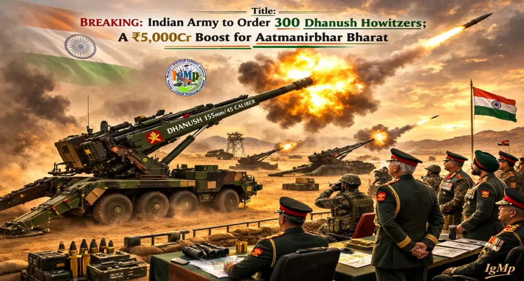 Indian Army to Order 300 Dhanush Howitzers; A ₹5,000Cr Boost for Aatmanirbhar Bharat 2 BREAKING: Indian Army to Order 300 Dhanush Howitzers; A ₹5,000Cr Boost for Aatmanirbhar Bharat