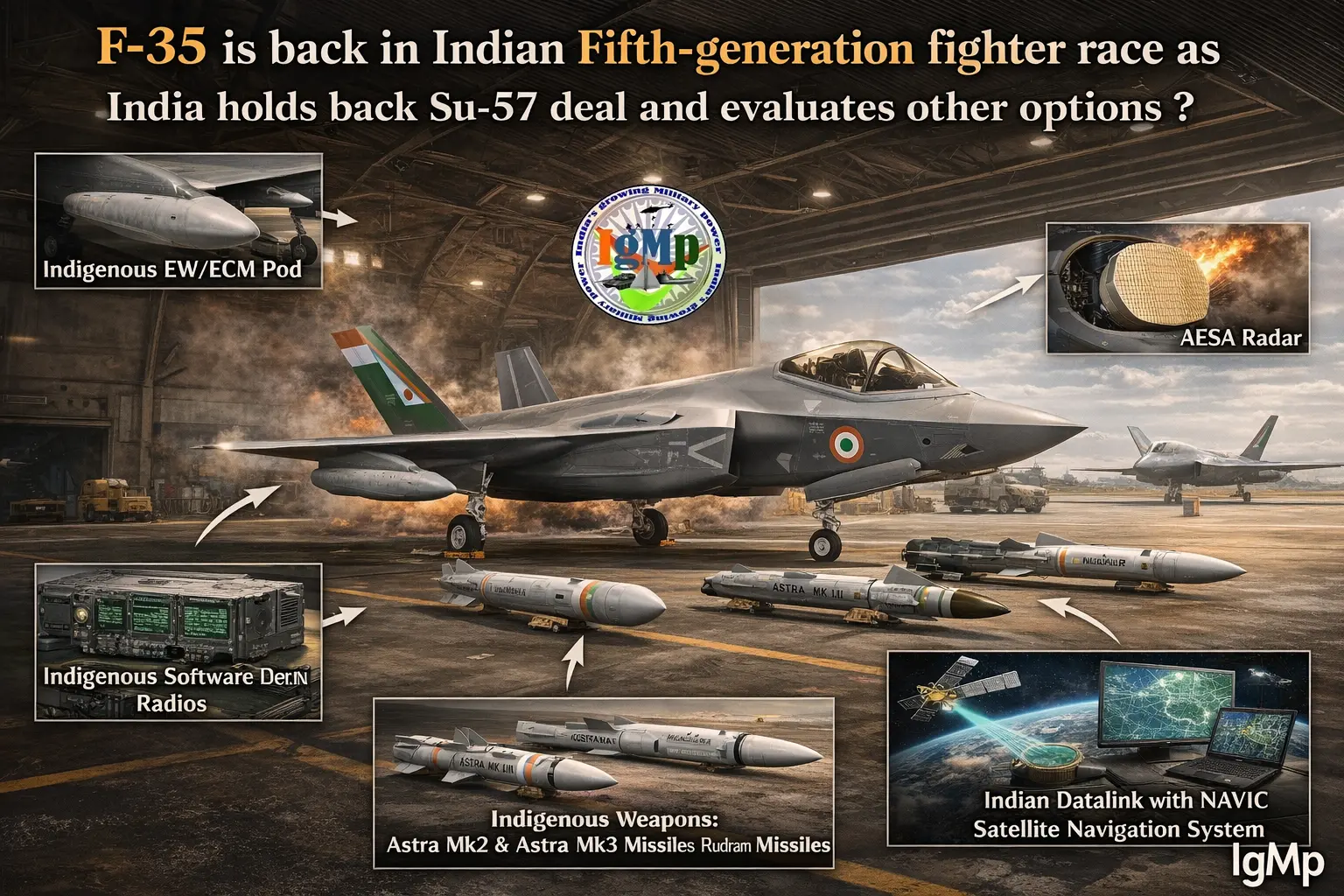 F-35 is back in Indian Fifth-generation fighter race as India holds back Su-57 deal and evaluates other options ?