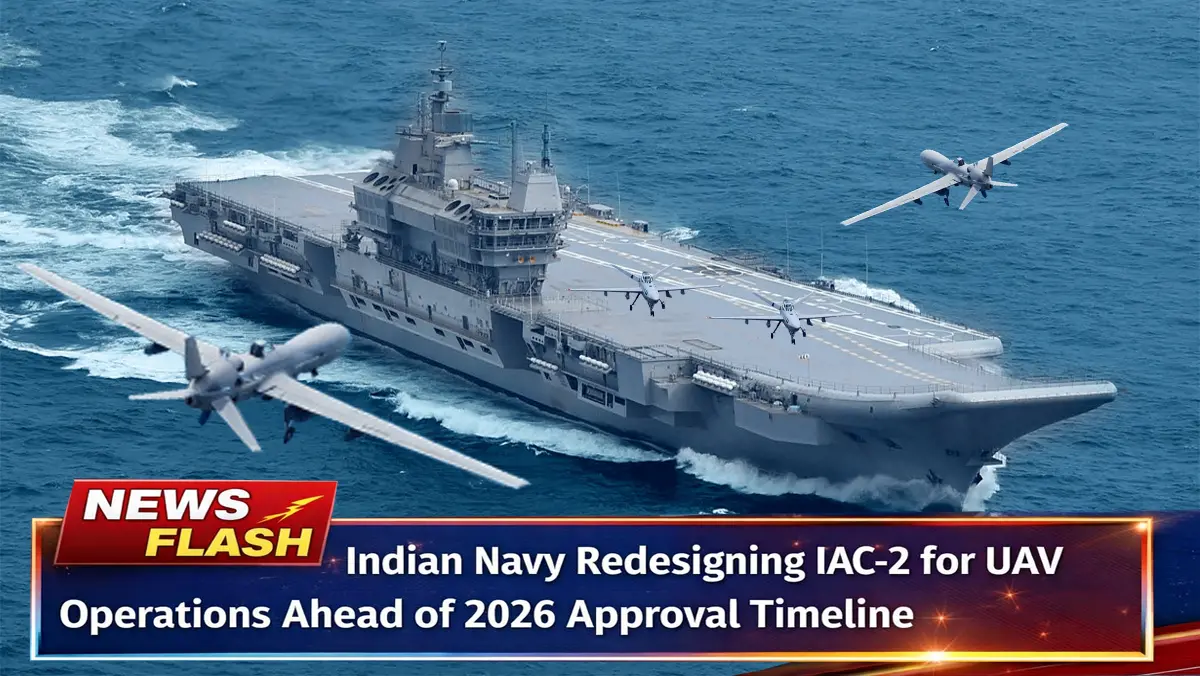 Indian Navy Redesigning IAC-2 for UAV Operations Ahead of 2026 Approval Timeline