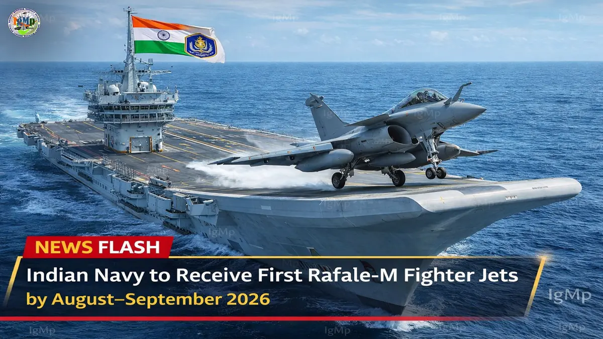 Indian Navy to Receive First Rafale-M Fighter Jets by August–September 2026