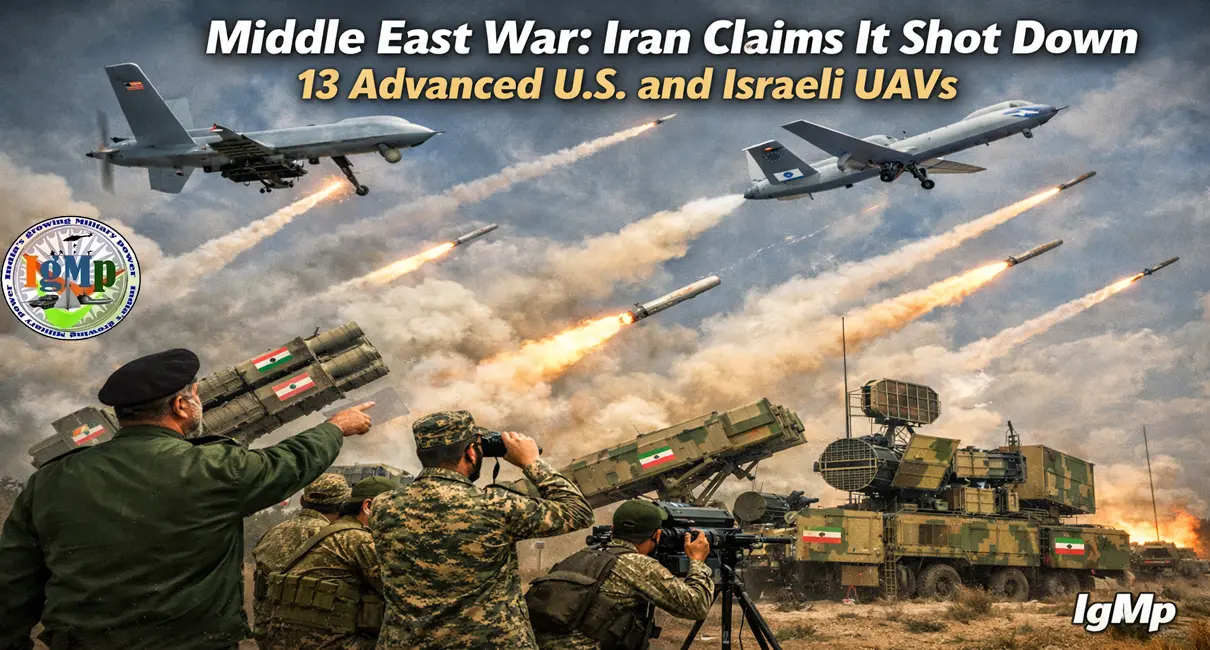 Middle East War: Iran Claims It Shot Down 13 Advanced U.S. and Israeli UAVs