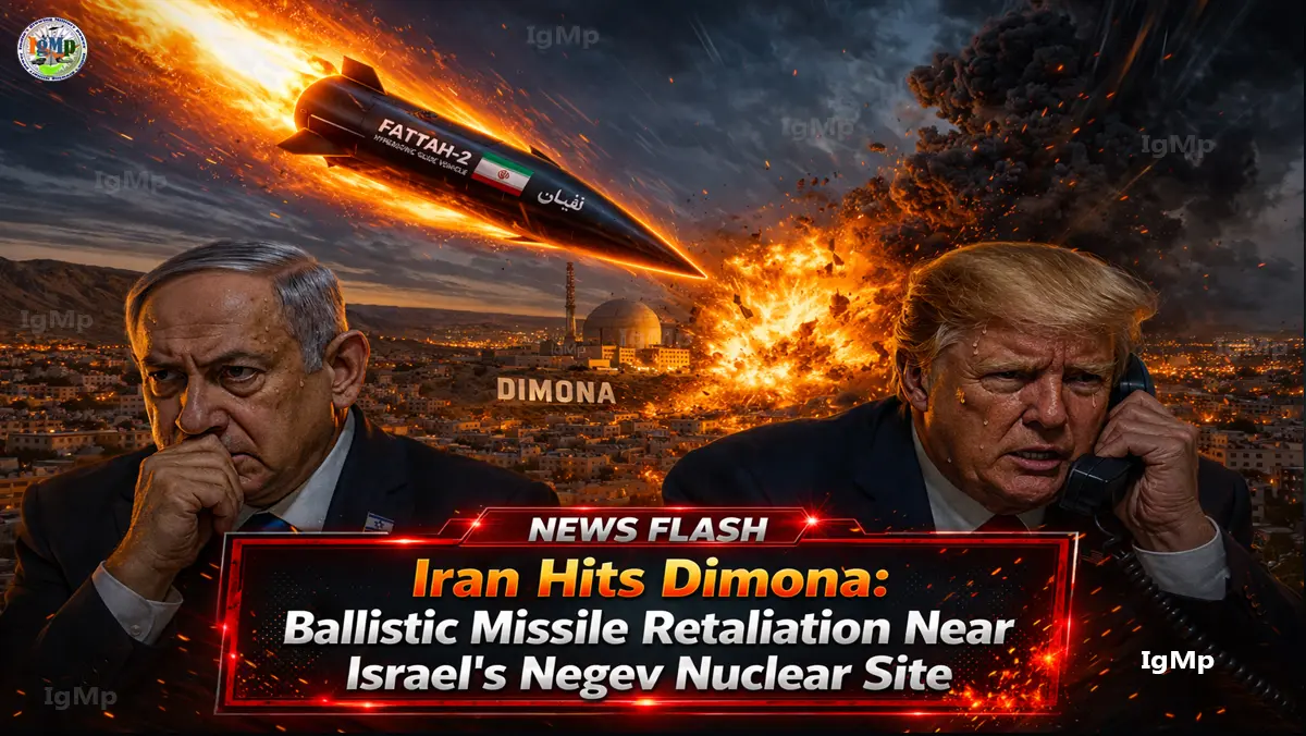 Iran Hits Dimona: Ballistic Missile Retaliation Near Israel's Negev Nuclear Site
