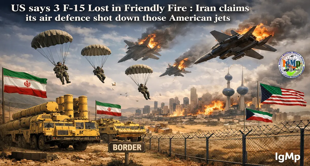 US says 3 F-15 Lost in Friendly Fire : Iran claims its air defence shot down those American jets