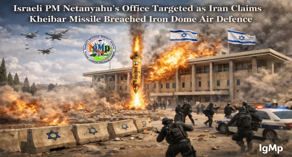 Israeli PM Netanyahu's Office Targeted as Iran Claims Kheibar Missile Breached Iron Dome Air Defence