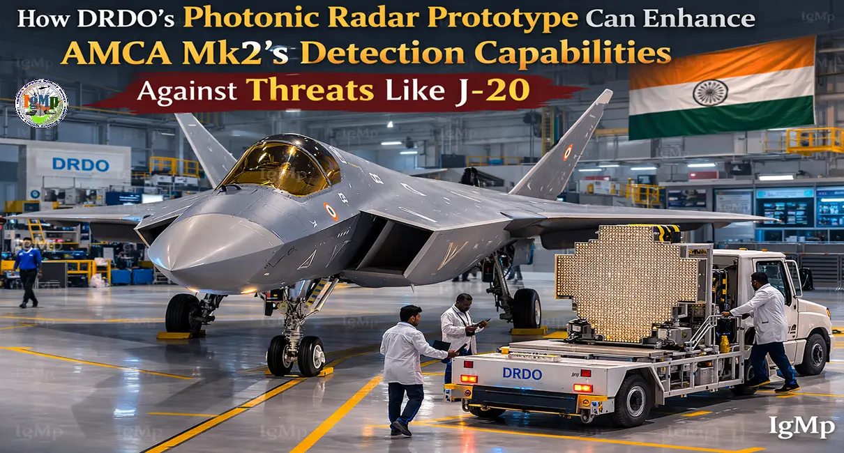 How DRDO's Photonic Radar Prototype Can Enhance AMCA Mk2’s Detection Capabilities Against Threats Like J-20