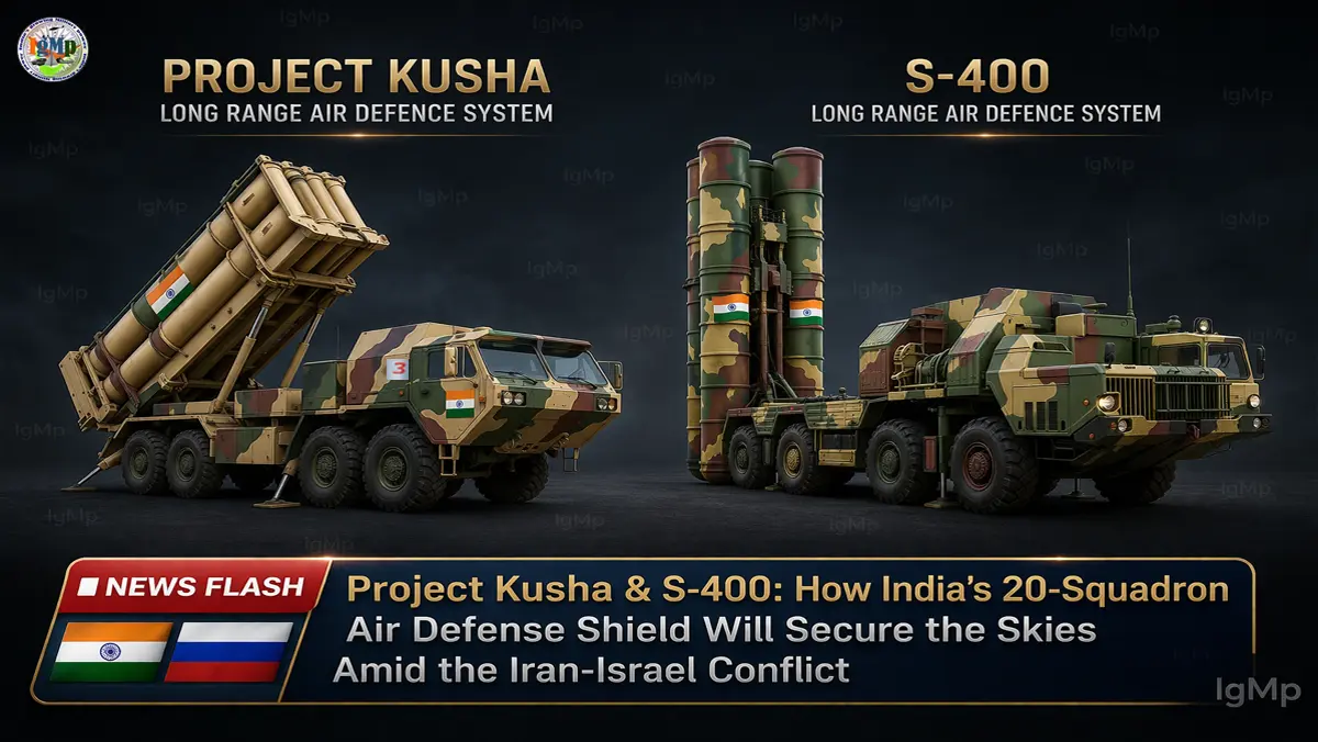 Project Kusha & S-400: How India’s 20-Squadron Air Defense Shield Will Secure the Skies Amid the Iran-Israel Conflict