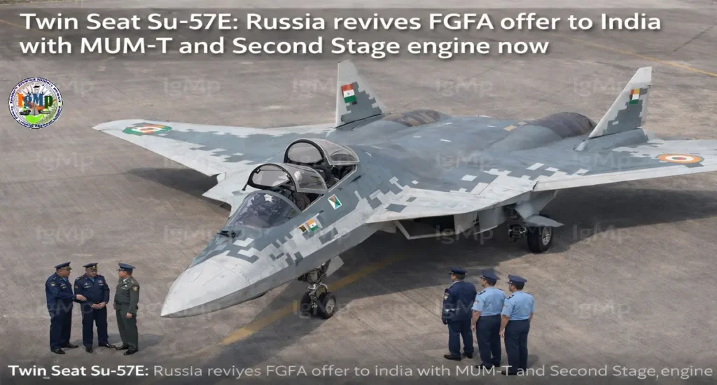 Twin Seat Su-57E: Russia revives FGFA offer to India with MUM-T and Stage-2 engine now 3 Twin Seat Su-57E: Russia revives FGFA offer to India with MUM-T and Stage-2 engine now