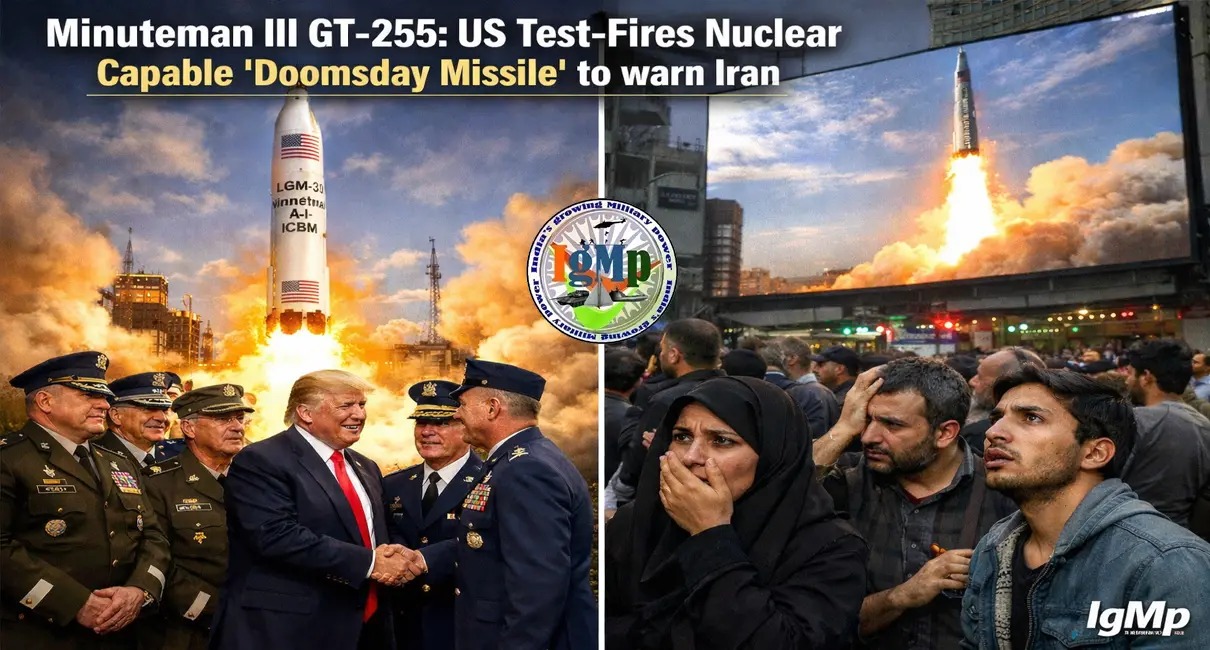 Minuteman III GT-255: US Test-Fires Nuclear Capable ‘Doomsday Missile’ to warn Iran