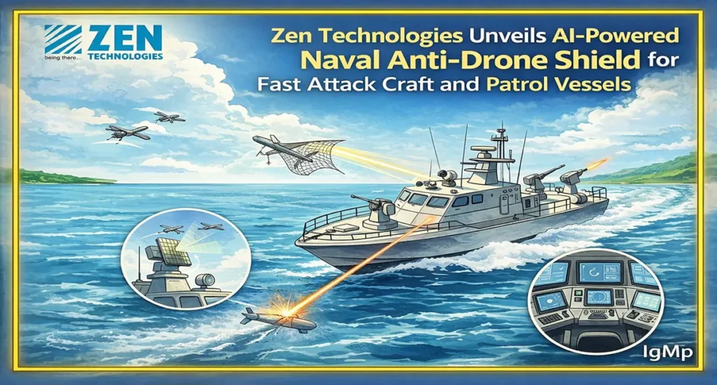 Zen Technologies Unveils AI-Powered Naval Anti-Drone Shield for Fast Attack Craft and Patrol Vessels