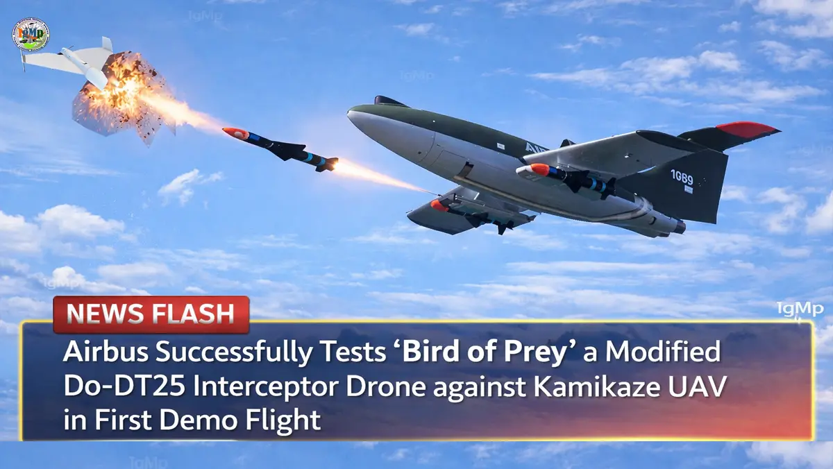 Airbus Successfully Tests ‘Bird of Prey’ a Modified Do-DT25 Interceptor Drone against Kamikaze UAV in First Demo Flight