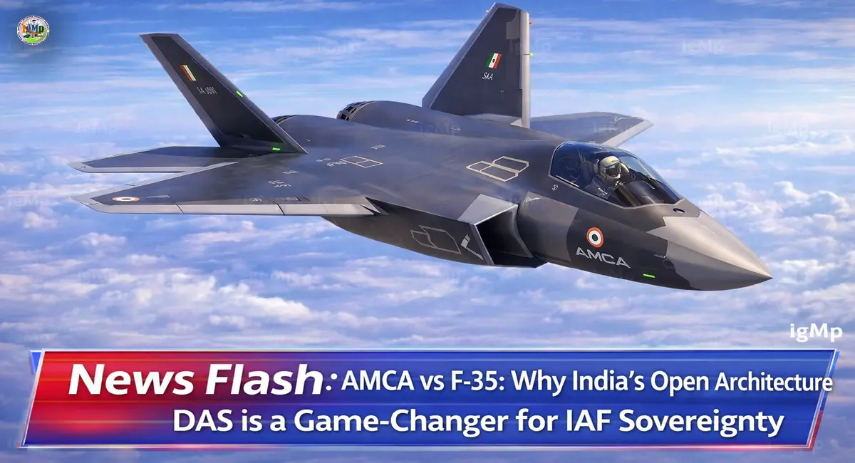 AMCA vs F-35: Why India’s Open Architecture DAS is a Game-Changer for IAF Sovereignty