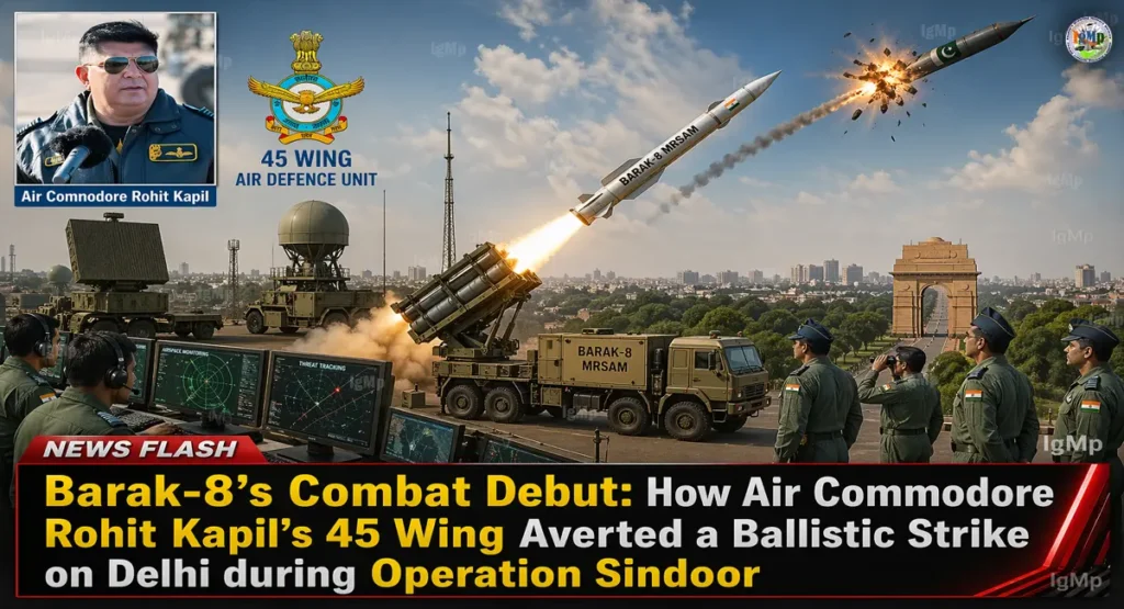 Barak-8’s Combat Debut: How Air Commodore Rohit Kapil led 45 Wing Averted a Ballistic Strike on Delhi during Operation Sindoor