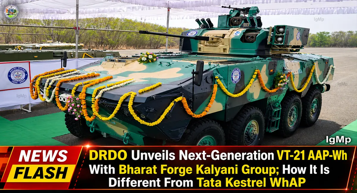 DRDO Unveils Next-Generation Vikram VT-21 AAP-Wh With Bharat Forge Kalyani Group; How It Is Different From Tata Kestrel WhAP