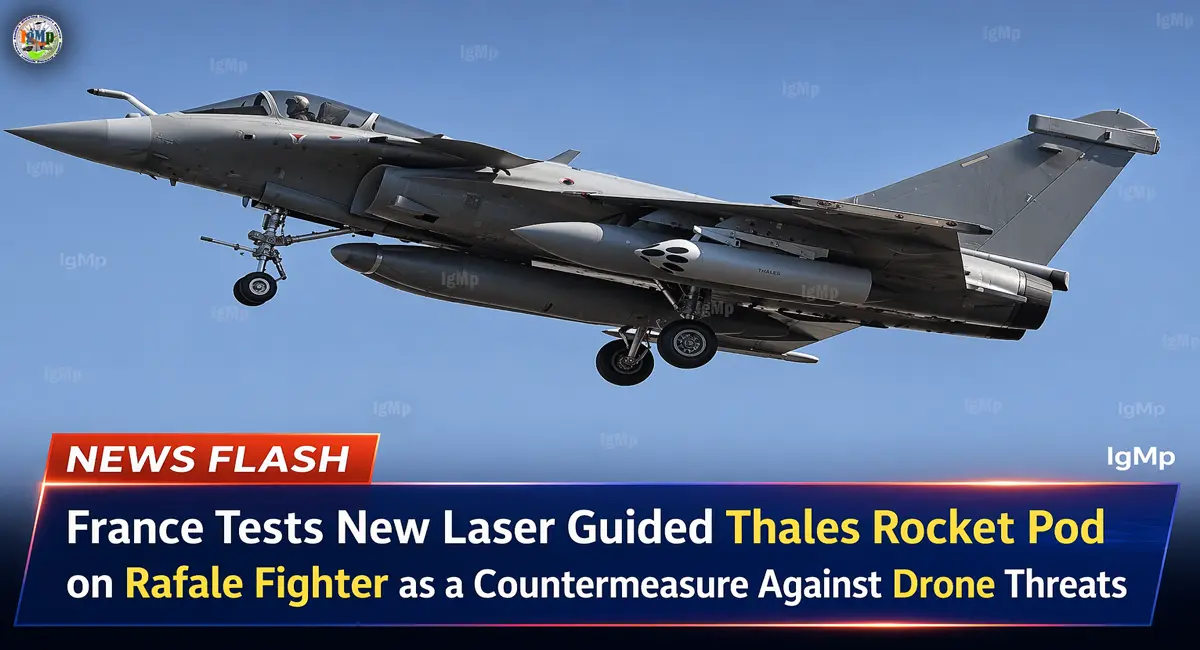 France Tests New Laser Guided Thales Rocket Pod on Rafale Fighter as a Countermeasure Against Drone Threats