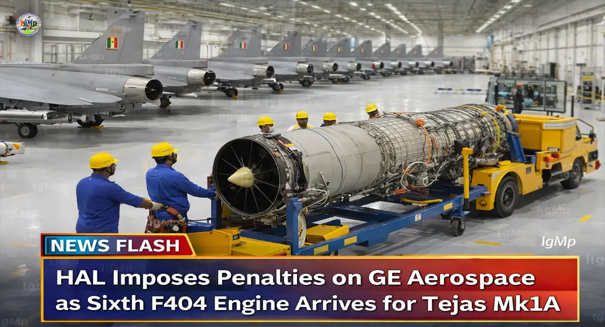 HAL Imposes Penalties on GE Aerospace as Sixth F404 Engine Arrives for Tejas Mk1A