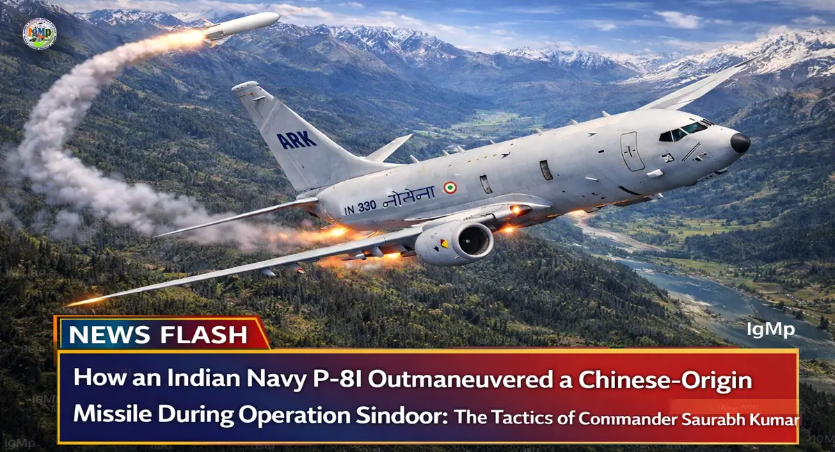 How an Indian Navy P-8I Outmaneuvered a Chinese-Origin Missile During Operation Sindoor: The Tactics of Commander Saurabh Kumar