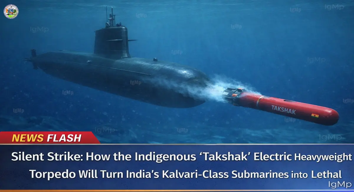 Silent Strike: How the Indigenous 'Takshak' Electric Heavyweight Torpedo Will Turn India's Kalvari-Class Submarines into Lethal Undersea Predators