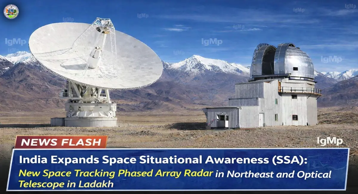 India Expands Space Situational Awareness (SSA): New Space Tracking Phased Array Radar in Northeast and Optical Telescope in Ladakh