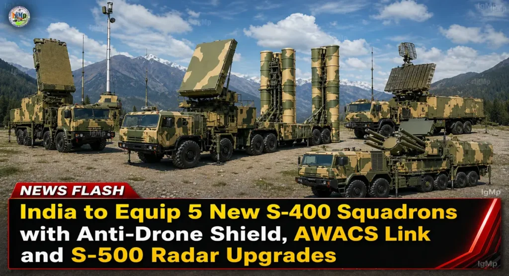 India to Equip 5 New S-400 Squadrons with Anti-Drone Shield, AWACS Link and S-500 Radar Upgrades