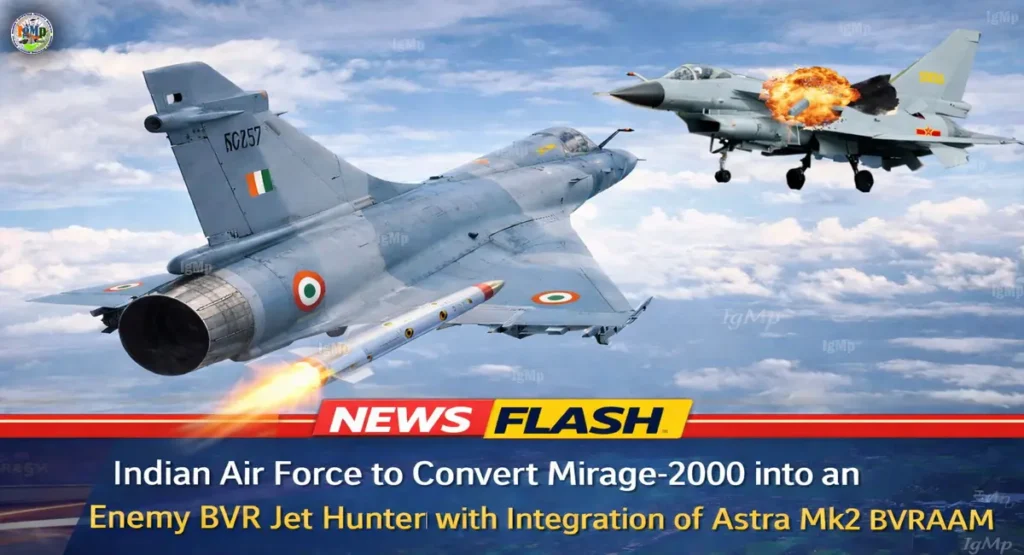 Indian Air Force to Convert Mirage-2000 into an Enemy BVR Jet Hunter with Integration of Astra Mk2 BVRAAM
