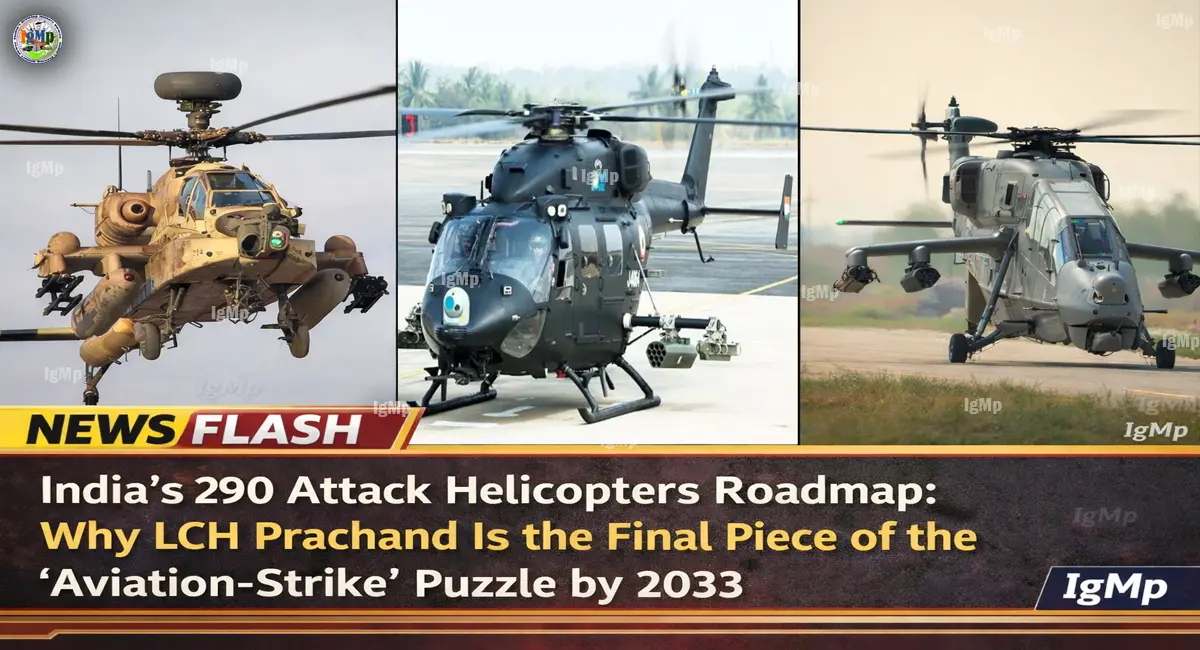 India’s 290 Attack Helicopters Roadmap: Why LCH Prachand Is the Final Piece of the ‘Aviation-Strike’ Puzzle by 2033