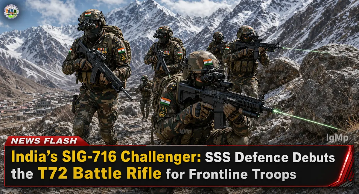 India’s SIG-716 Challenger: SSS Defence Debuts the T72 Battle Rifle for Frontline Troops