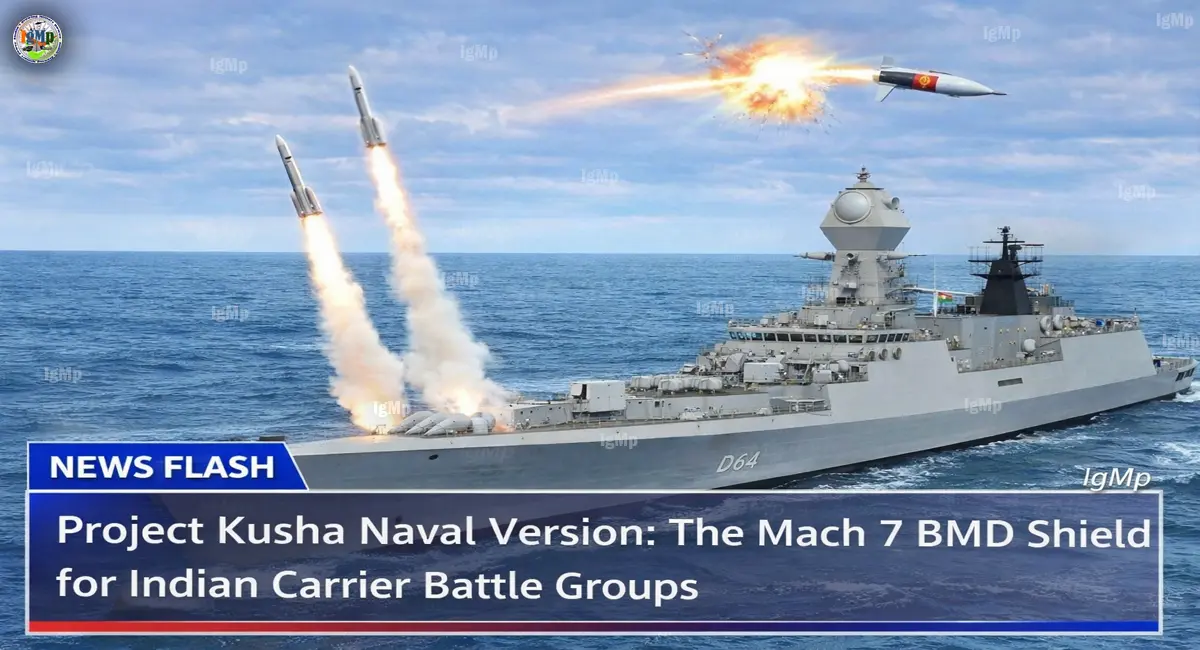 Project Kusha Naval Version: The Mach 7 BMD Shield for Indian Carrier Battle Groups