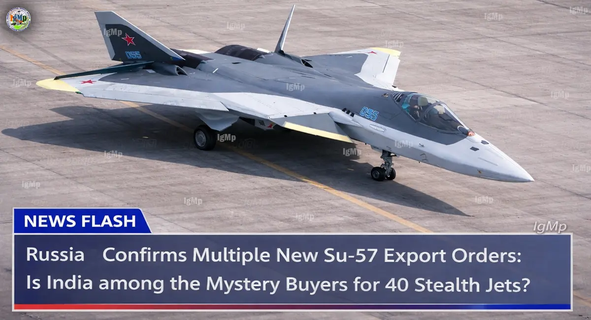 Russia Confirms Multiple New Su-57 Export Orders: Is India Among the Mystery Buyers for 40 Stealth Jets?