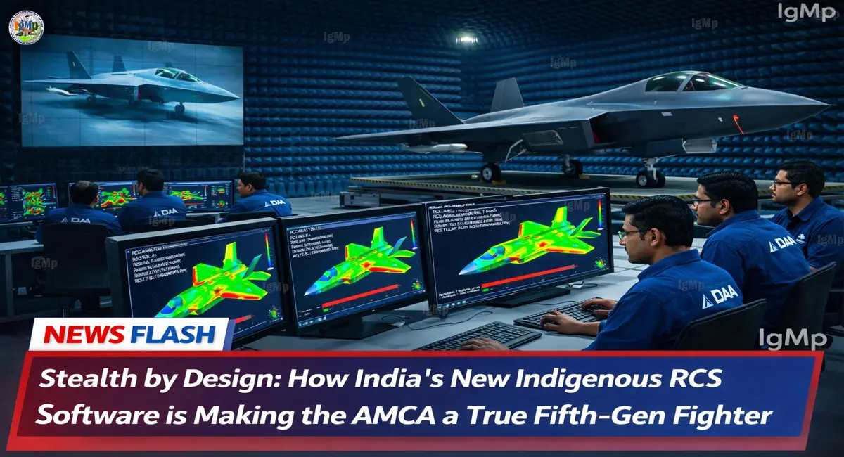 Stealth by Design: How India’s New Indigenous RCS Software is Making the AMCA a True Fifth-Gen Fighter