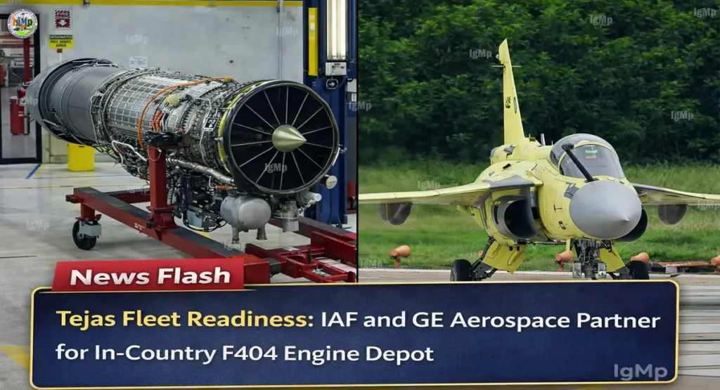 Tejas Fleet Readiness: IAF and GE Aerospace Partner for In-Country F404 Engine Depot