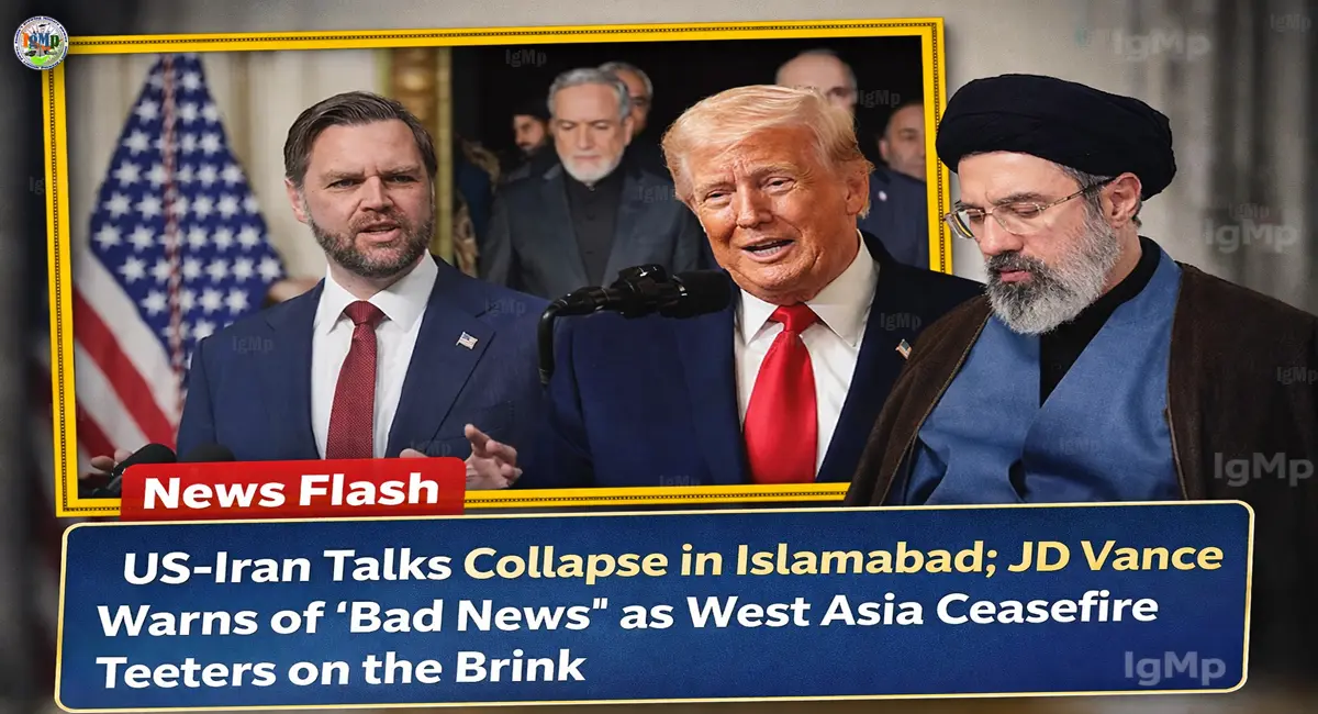 US-Iran Talks Collapse in Islamabad; JD Vance Warns of 'Bad News’ as West Asia Ceasefire Teeters on the Brink