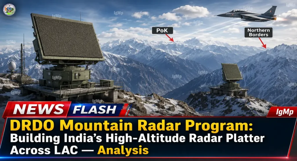 DRDO Mountain Radar Program: Building India’s High-Altitude Radar Platter Across LAC — Analysis