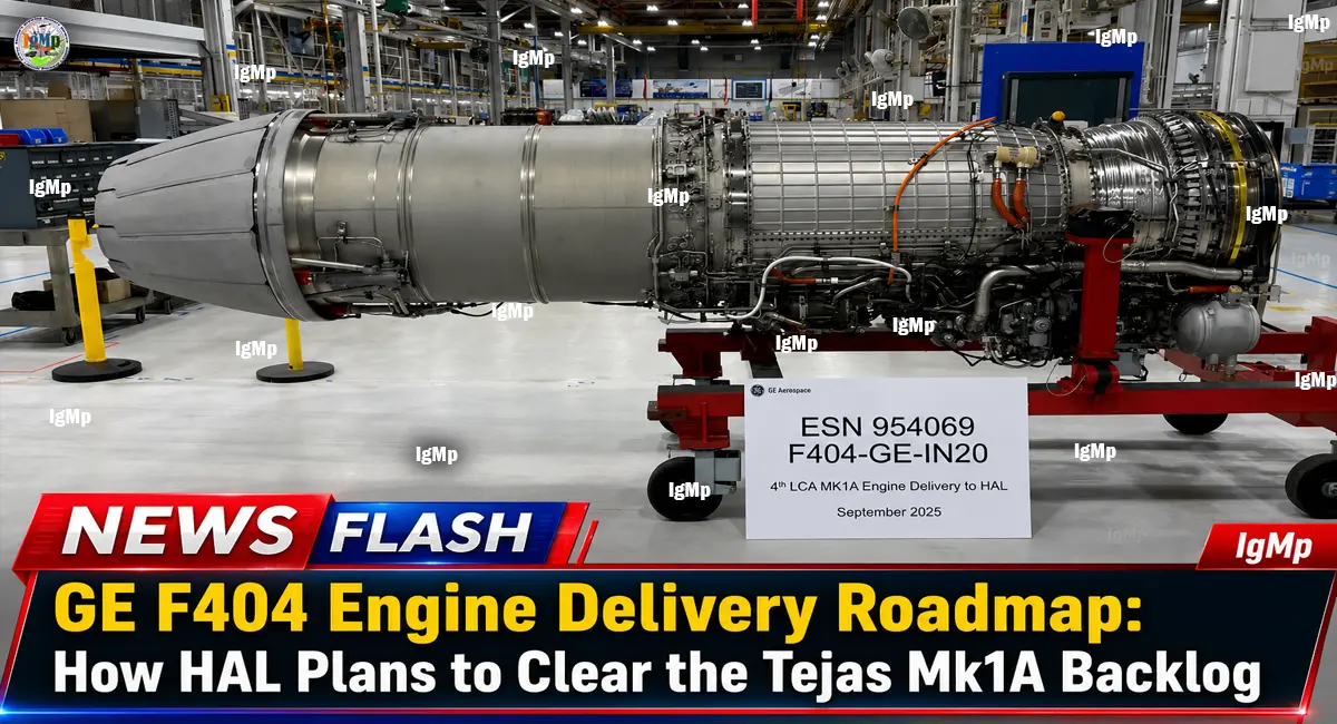GE F404 Engine Delivery Roadmap: How HAL Plans to Clear the Tejas Mk1A Backlog
